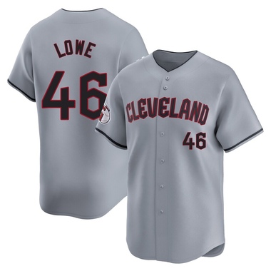 Gray Nathaniel Lowe Youth Cleveland Guardians Road Jersey - Limited