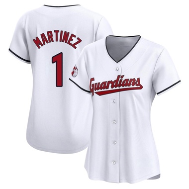 White Angel Martinez Women's Cleveland Guardians Home Jersey - Limited Plus Size