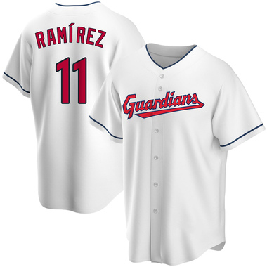 White Jose Ramirez Youth Cleveland Guardians Home Jersey - Replica